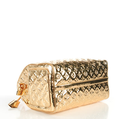 Louis Vuitton Monogram Miroir Speedy 35 Gold 6 of 8