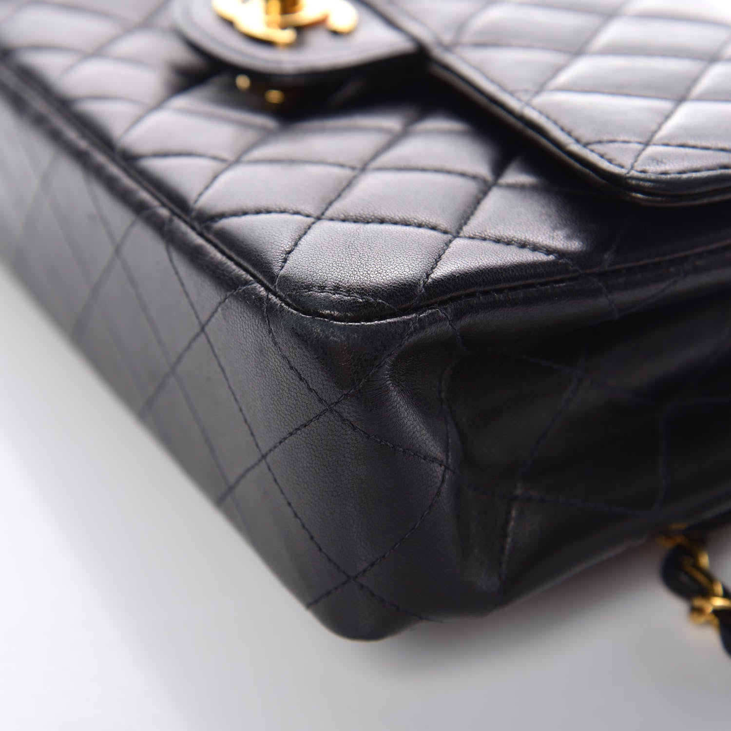 Chanel Lambskin Quilted Small Double Sided Flap Black 10 of 15