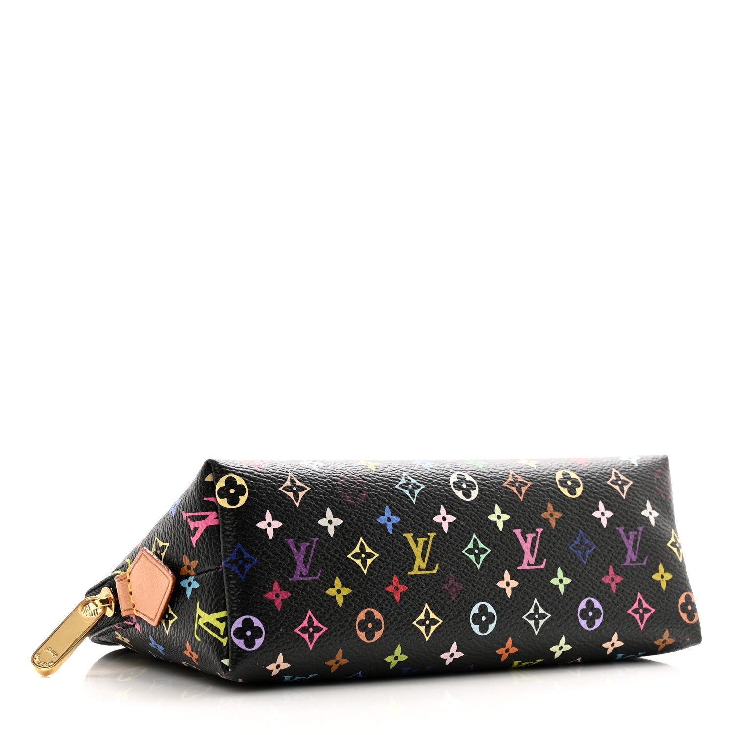 Louis Vuitton Monogram Multicolor Cosmetic Pouch Black Grenade 4 of 9