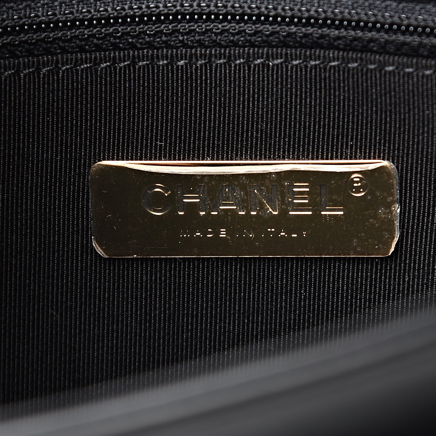 Chanel Calfskin Caviar Quilted Chain Handle Flap Black 5 of 10