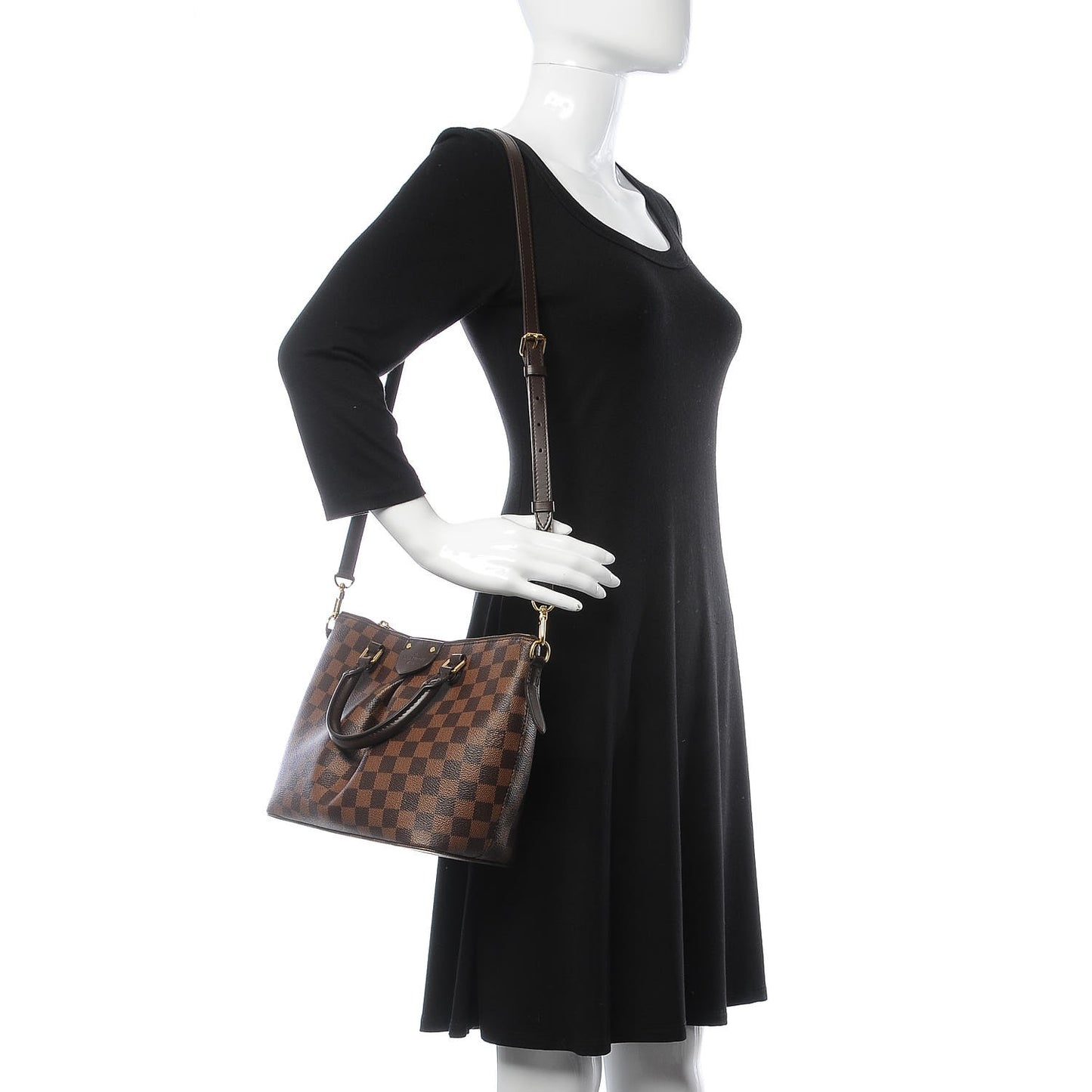 Damier Ebene Siena PM