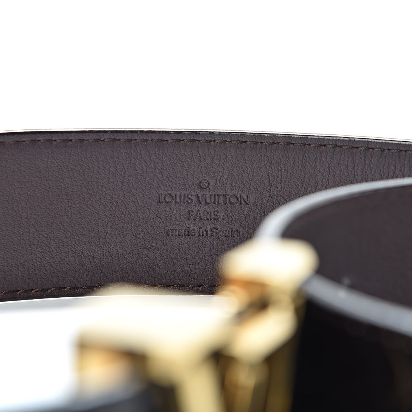 Vernis LV Facettes Belt 80 32 Amarante