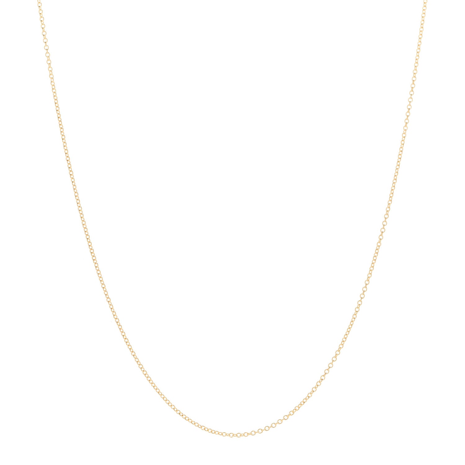 Tiffany 18K Yellow Gold Chain Necklace 16" 1 of 5