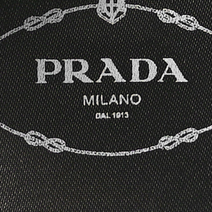 Prada Re-Nylon Metal Triangle Logo Womens Bucket Hat M Black 10 of 10