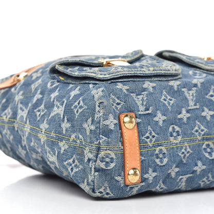 Louis Vuitton Denim Baggy GM Blue 6 of 10