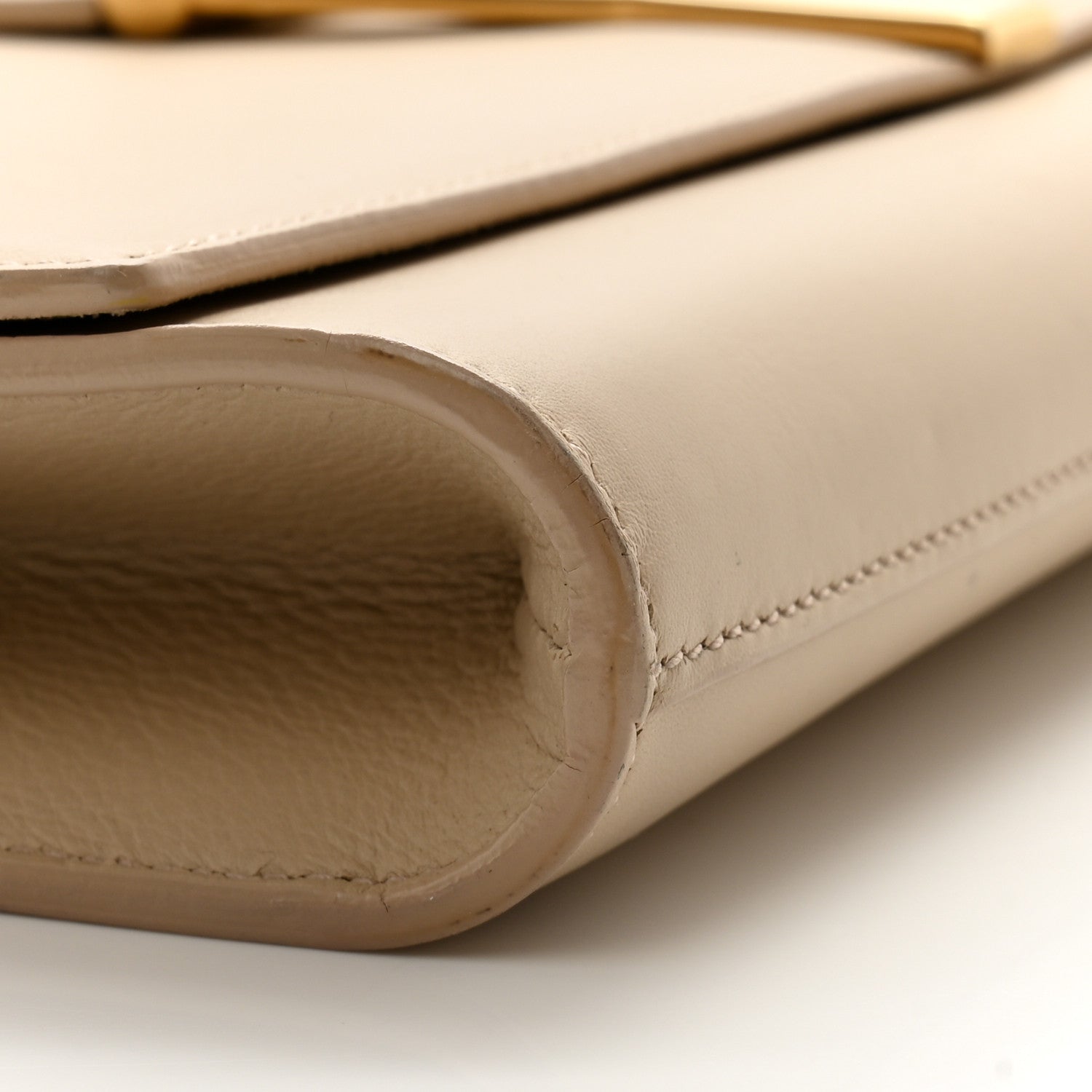 Saint Laurent Calfskin Classic Y Ligne Clutch Light Beige 11 of 14
