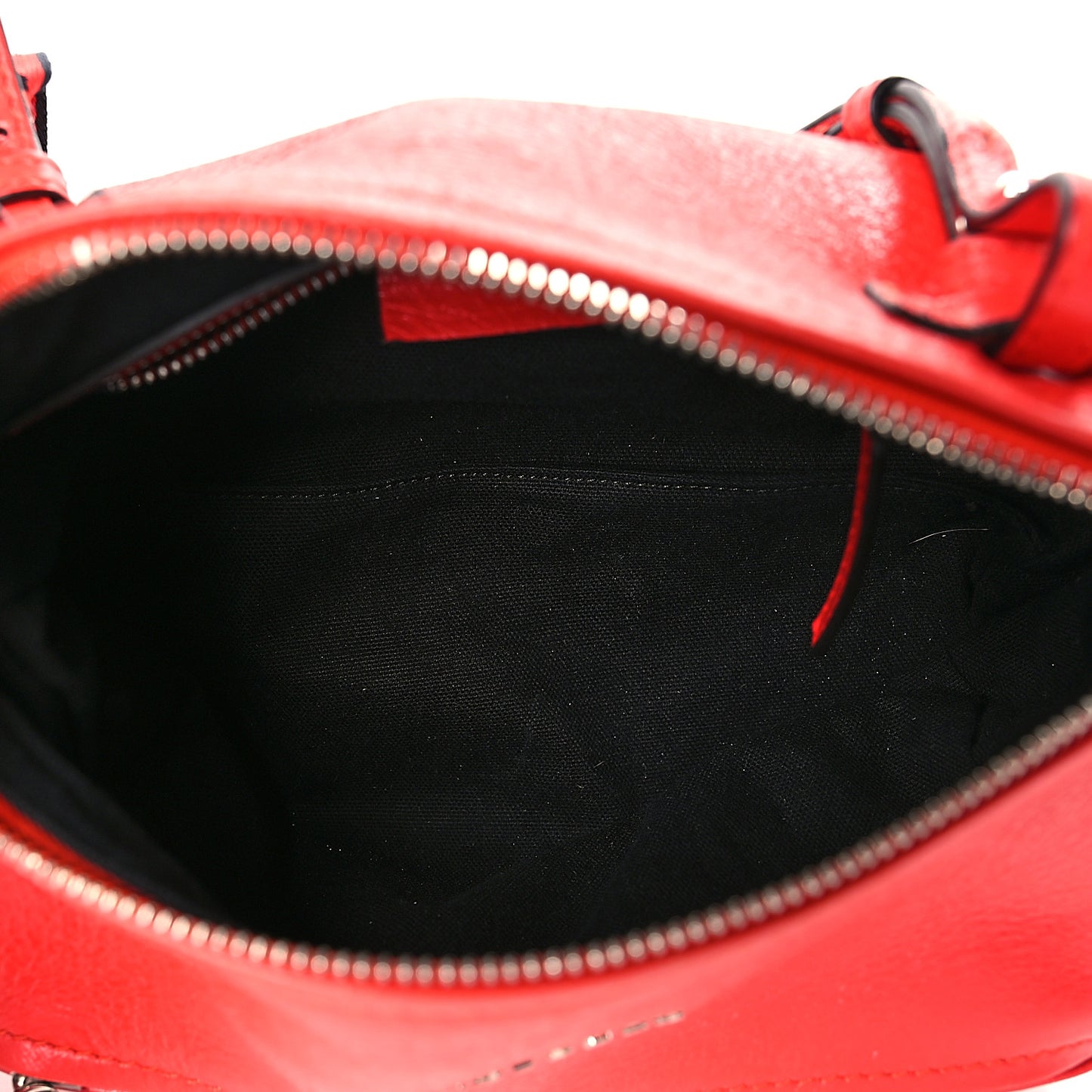 Patent Lambskin 4G Mini Pandora Pop Red