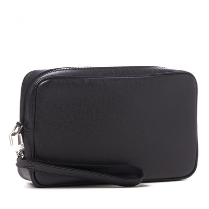 Louis Vuitton Taiga Pochette Kasai Black 3 of 9