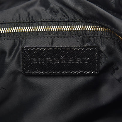 Burberry Patent Calfskin Medium Dinton Tote Black 6 of 10