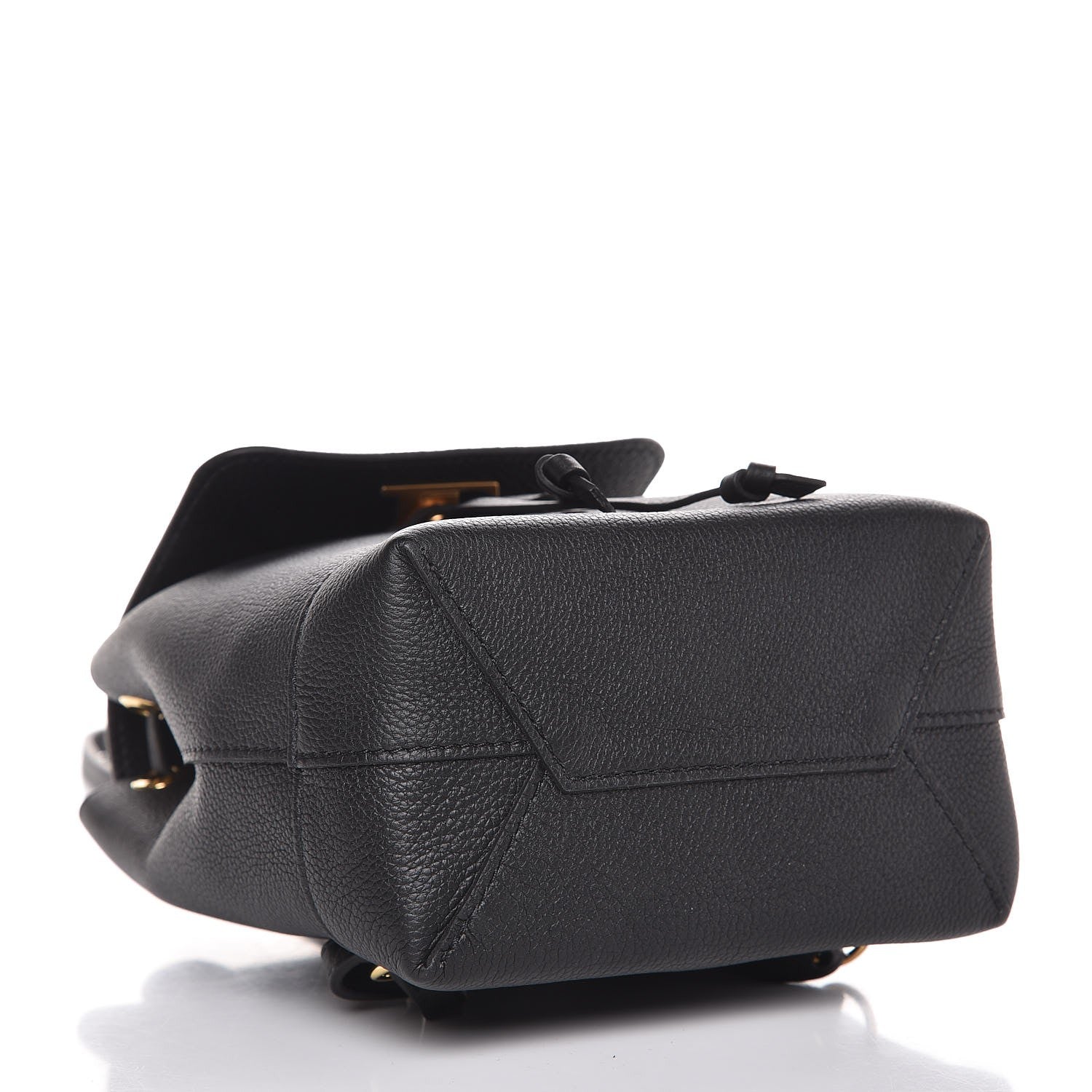 Louis Vuitton Calfskin Lockme Mini Backpack Black 4 of 8