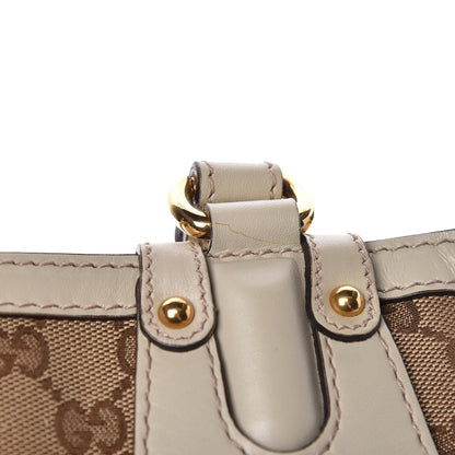 Gucci Monogram Medium Scarlett Studded Tote Off White 14 of 14