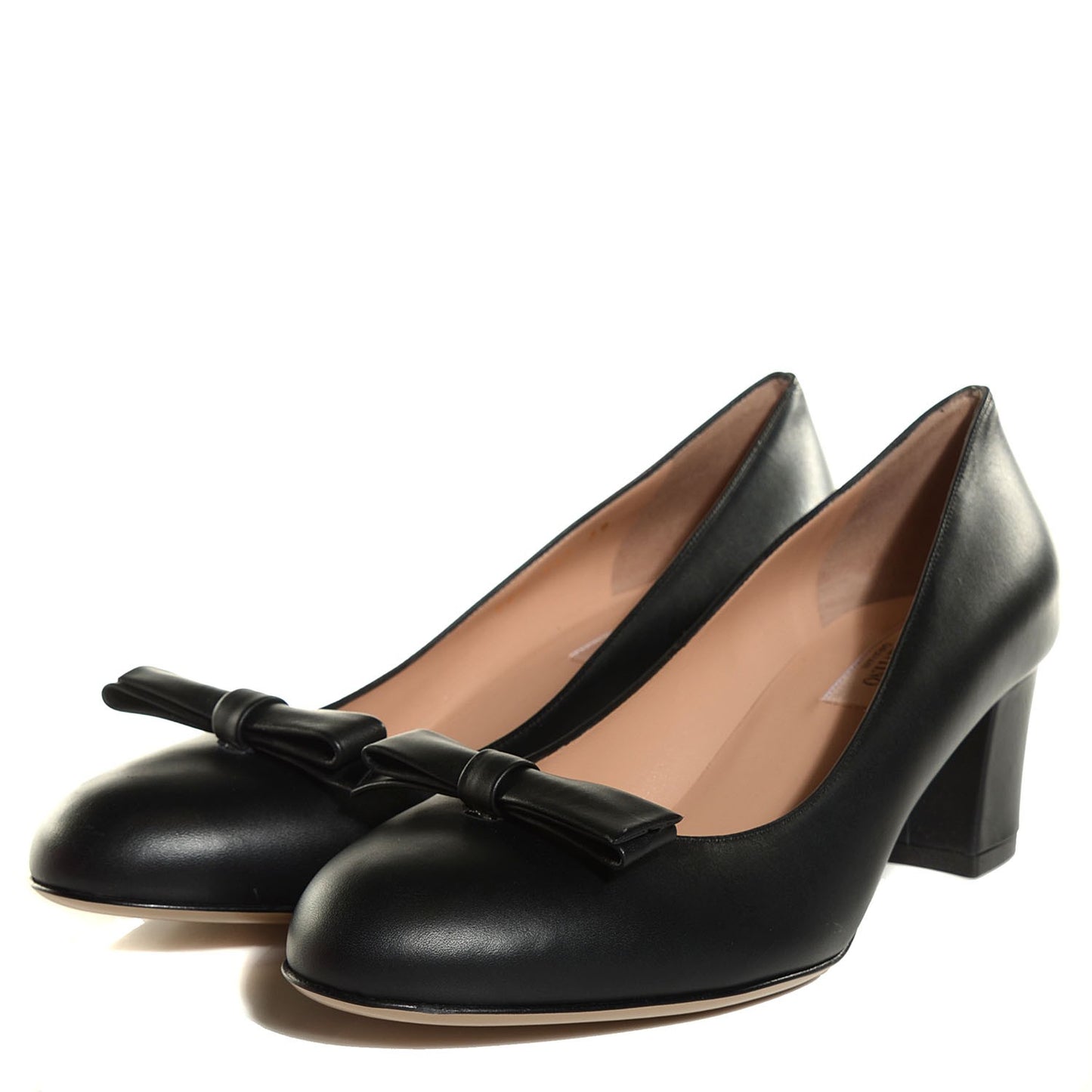 Nappa Bow Pumps 39 Black