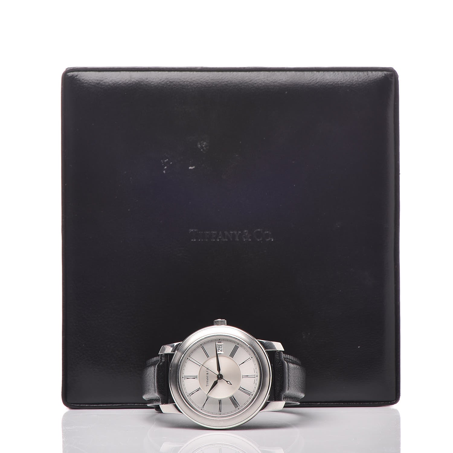 Tiffany Stainless Steel Calfskin 37mm Mark Resonator Automatic Watch 8 of 8