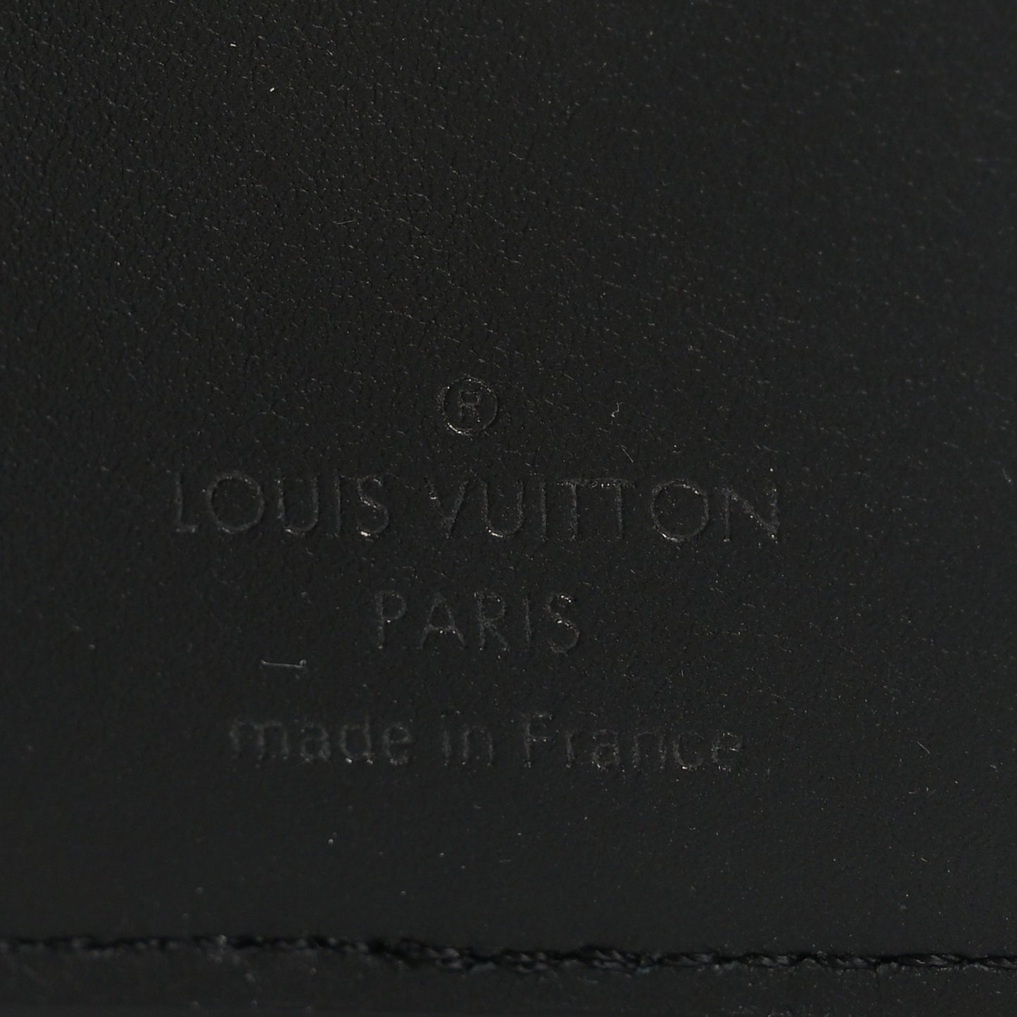 Calfskin Monogram Spotlight Comet Pocket Organizer Black Borealis
