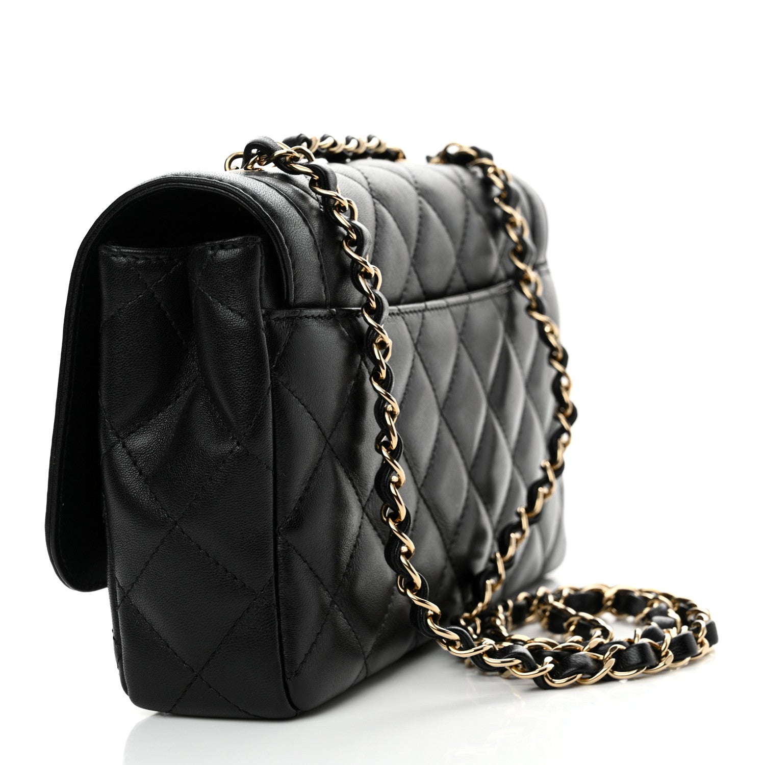 Chanel Lambskin Quilted Small Flap Bag Black 3 of 11