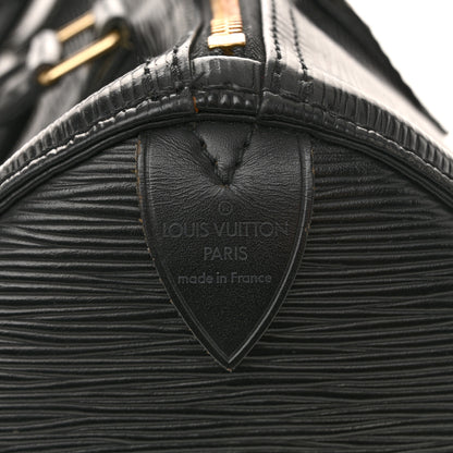 Louis Vuitton Epi Speedy 30 Black 6 of 17