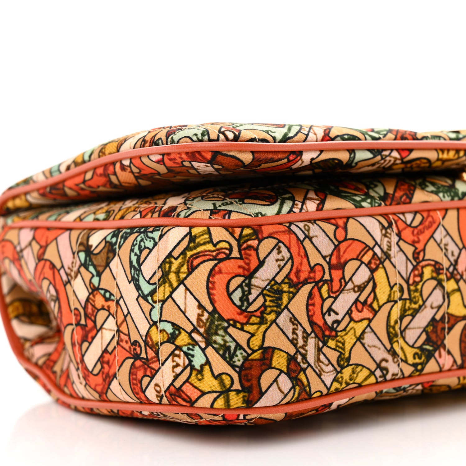 Burberry Fabric Monogram Quilted TB Resin Chain Small Lola Bag Multicolor 9 of 10