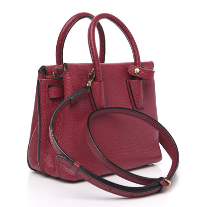 MCM Grained Calfskin Mini Milla Tote Burgundy 2 of 11