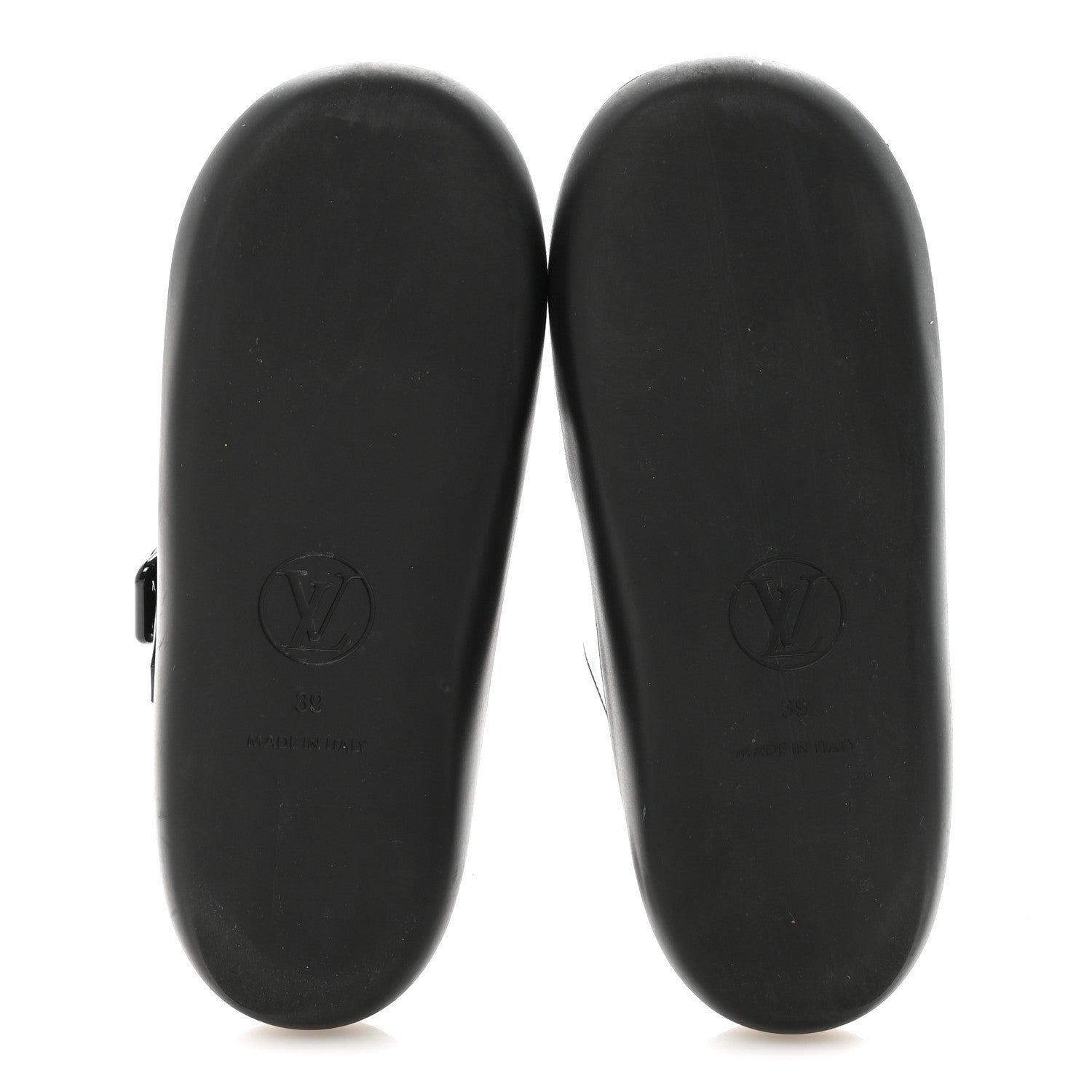 Louis Vuitton Monogram Sunbath Flat Mule Sandals 39 Black 6 of 9