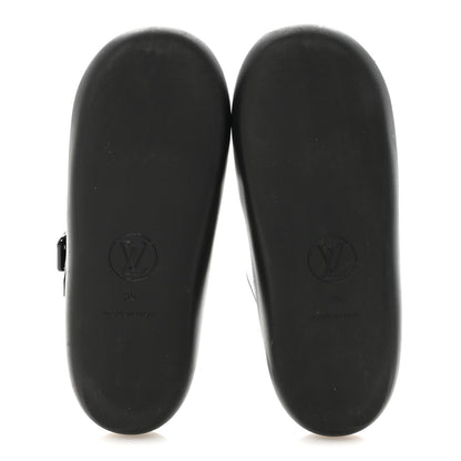 Louis Vuitton Monogram Sunbath Flat Mule Sandals 39 Black 6 of 9