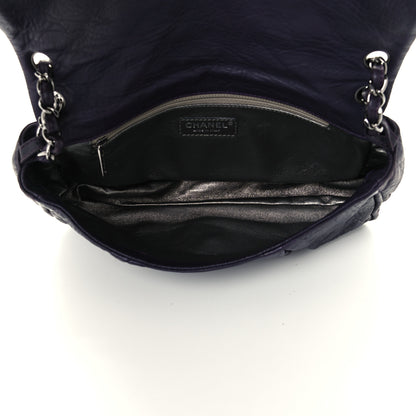 Chanel Distressed Lambskin Lady Braid Flap Dark Purple 5 of 10