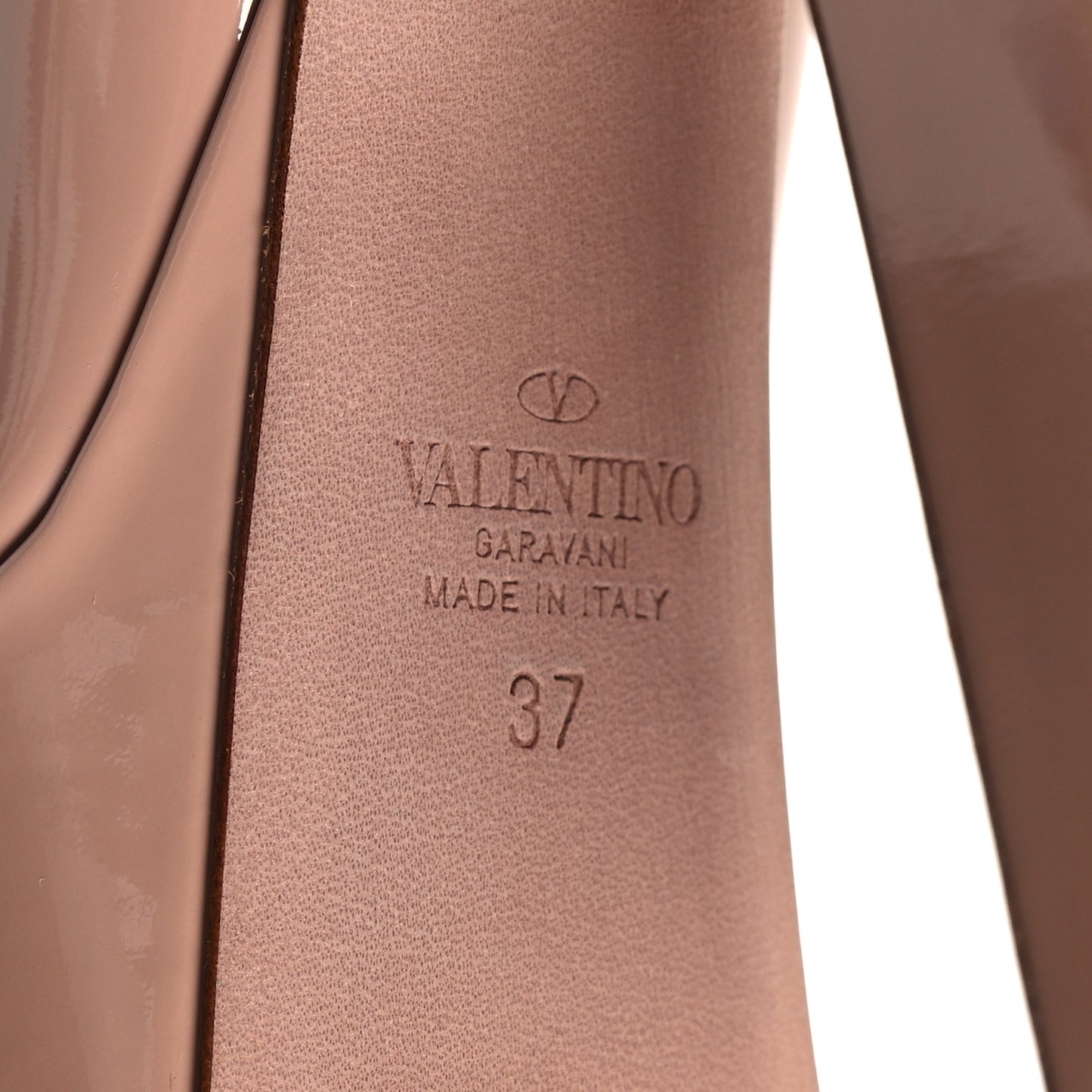 Patent Tan-Go 55/155mm Platform Pumps 37 Rose Cannelle