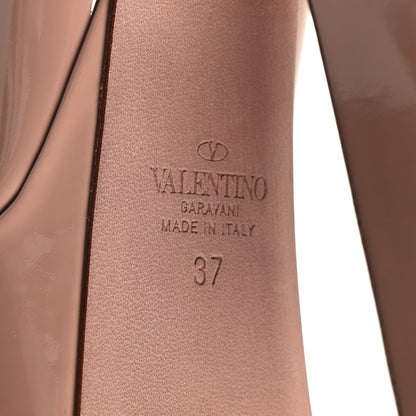 Valentino Garavani Patent Tan-Go 55/155mm Platform Pumps 37 Rose Cannelle 6 of 8