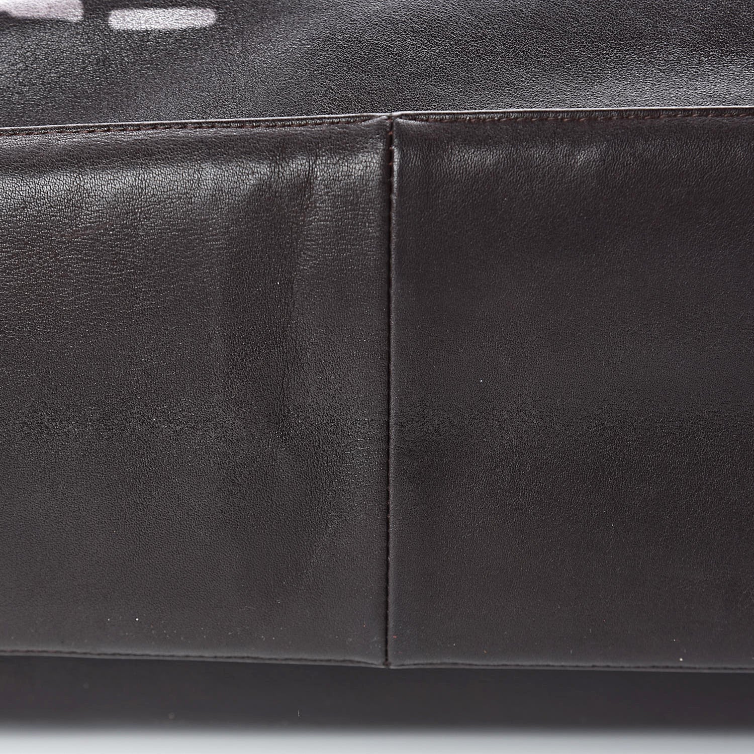 Chanel Lambskin CC Tote Dark Brown 8 of 15