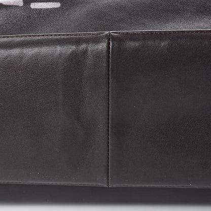 Chanel Lambskin CC Tote Dark Brown 8 of 15