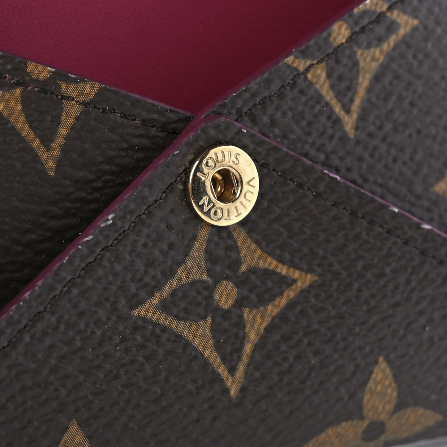 Monogram Small Kirigami Pochette Insert Fuchsia