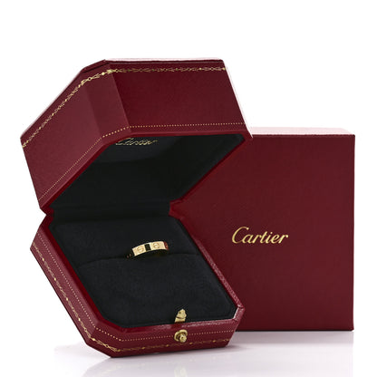 Cartier 18K Yellow Gold 3.5mm LOVE Wedding Band Ring  50 5.25 5 of 5