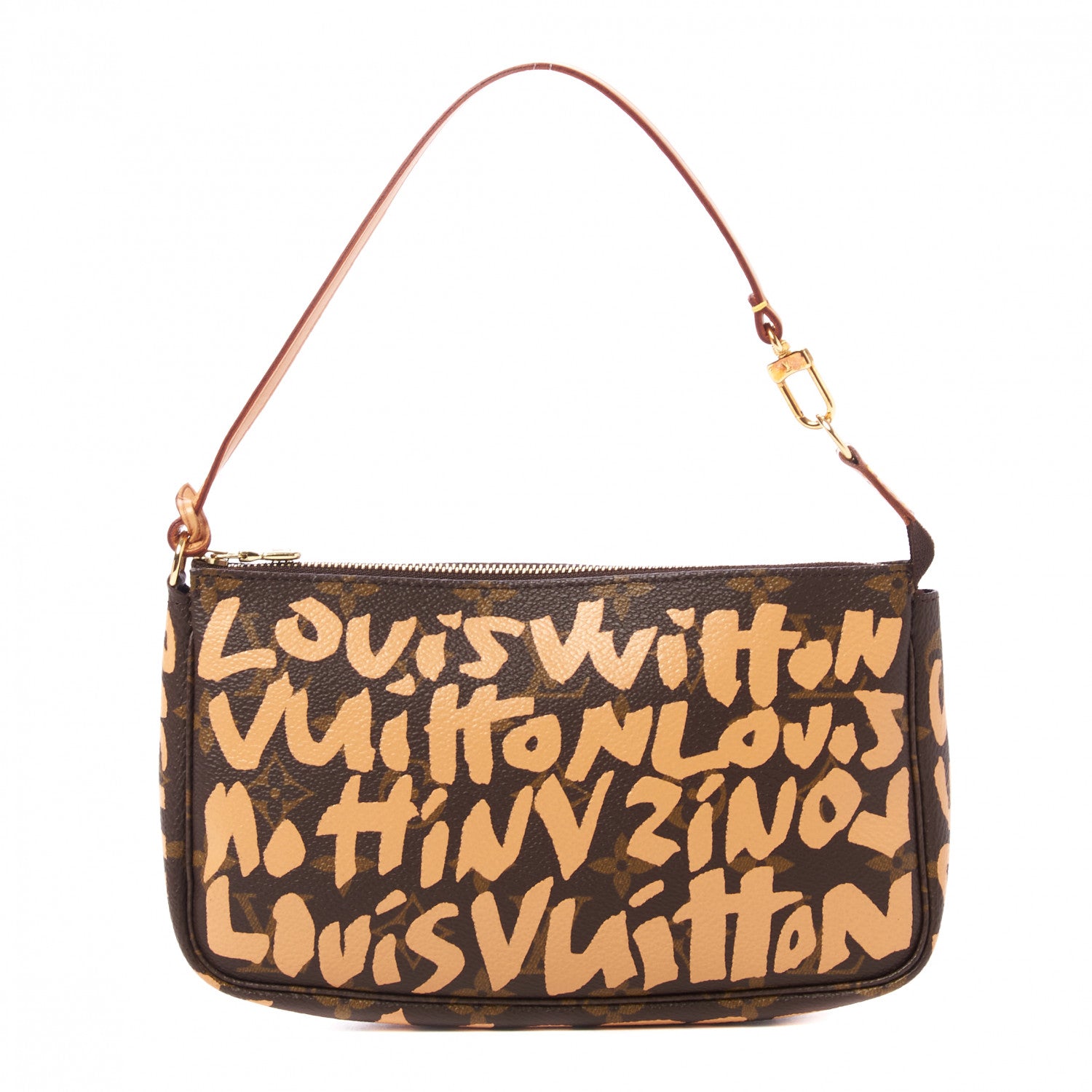 Louis Vuitton Monogram Graffiti Pochette Accessories Peach 1 of 8