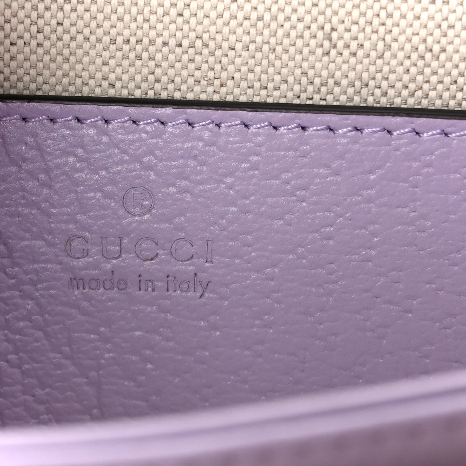 Gucci Monogram Jumbo GG Textured Dollar Calfskin Small Ophidia Chain Shoulder Bag Beige Lapis 6 of 11