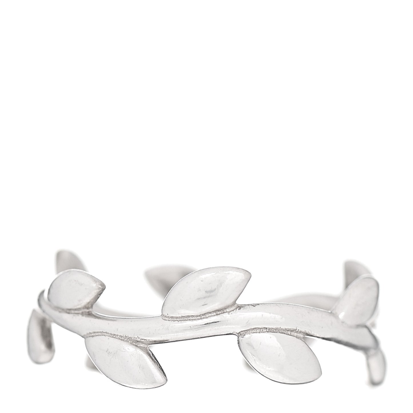 Sterling Silver Paloma Picasso Narrow Olive Leaf Band Ring 46 3.75