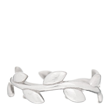Tiffany Sterling Silver Paloma Picasso Narrow Olive Leaf Band Ring 46 3.75 3 of 5