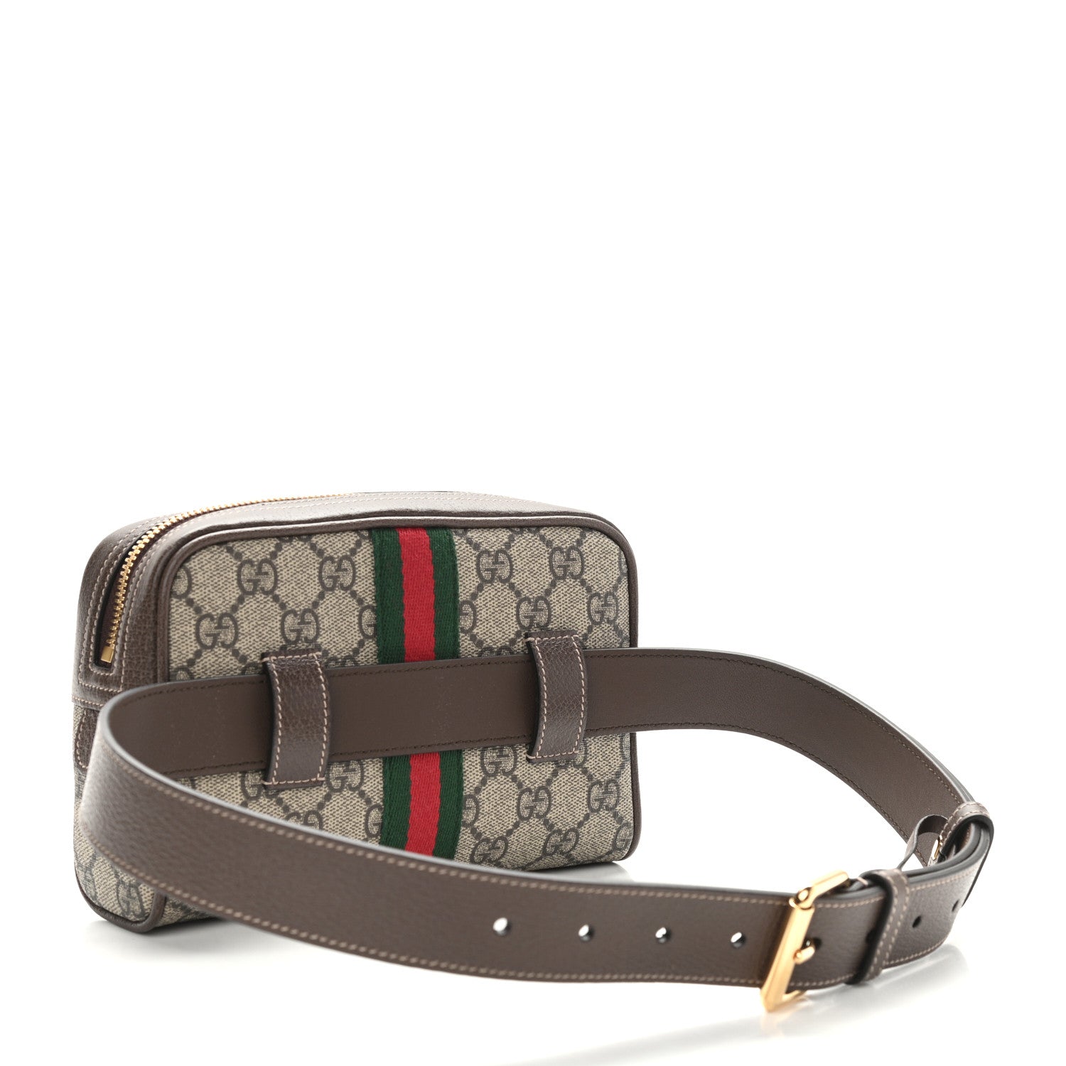 Gucci GG Supreme Monogram Small Ophidia Belt Bag 75 30 Dark Brown 3 of 10