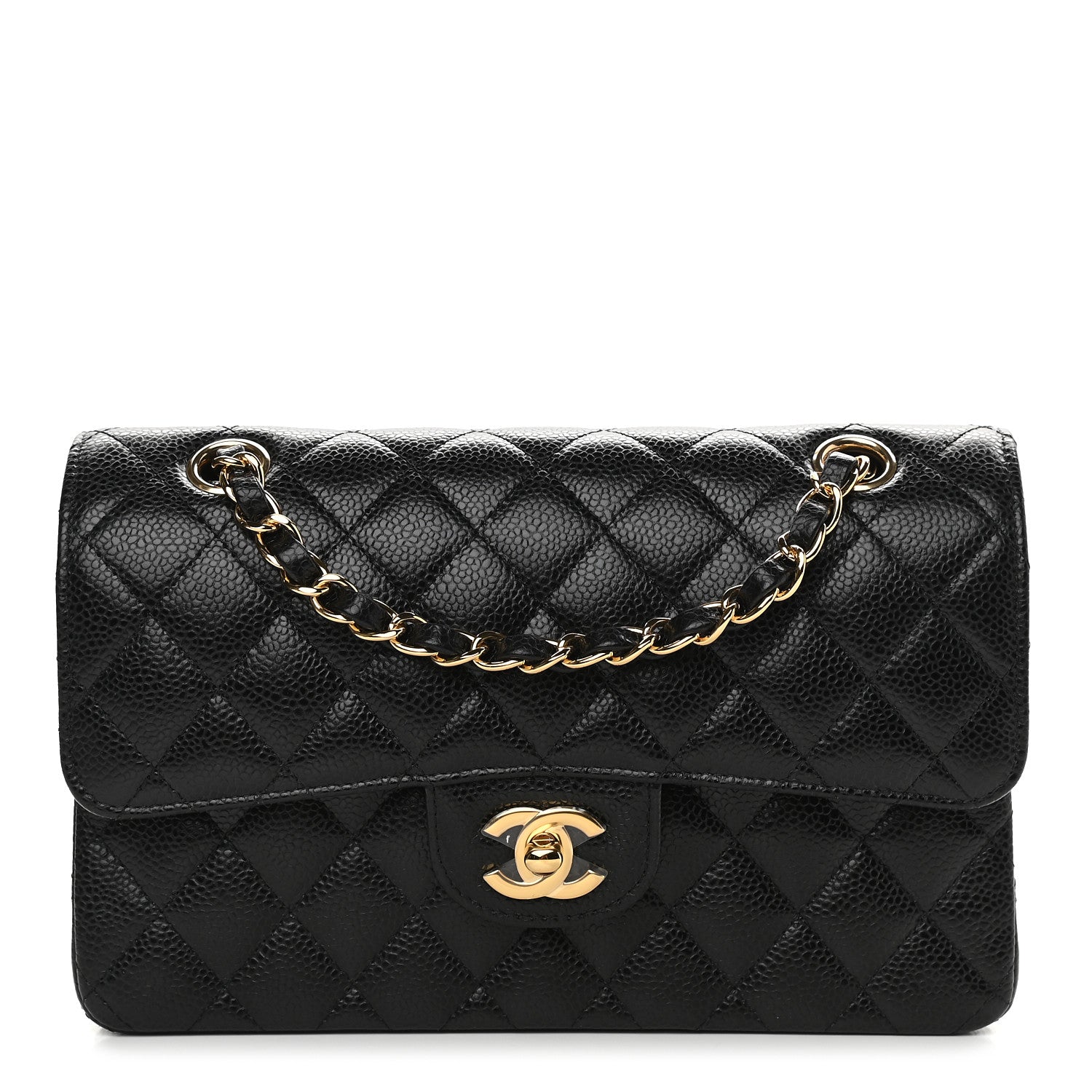 Chanel Caviar Quilted Small Double Flap Black 1 of 9
