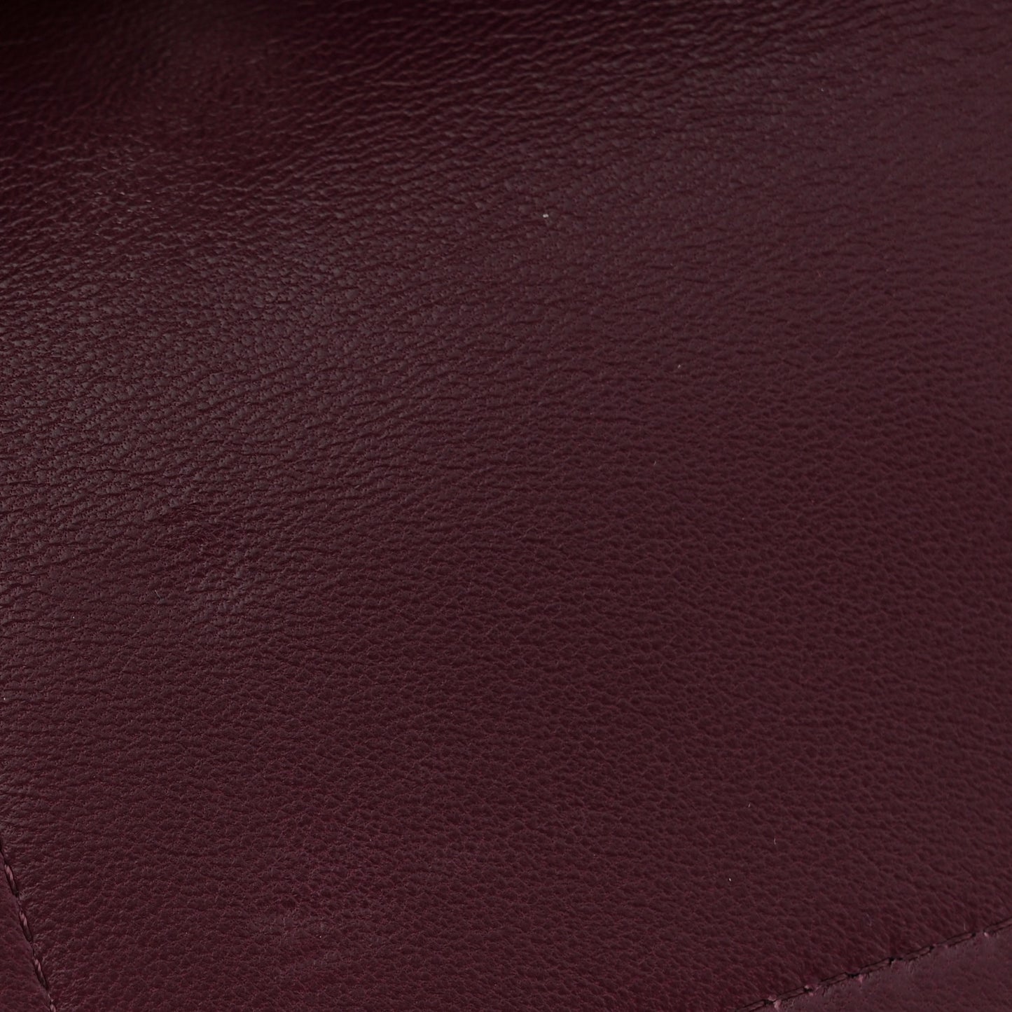 Lambskin Quilted Medium Double Flap Burgundy