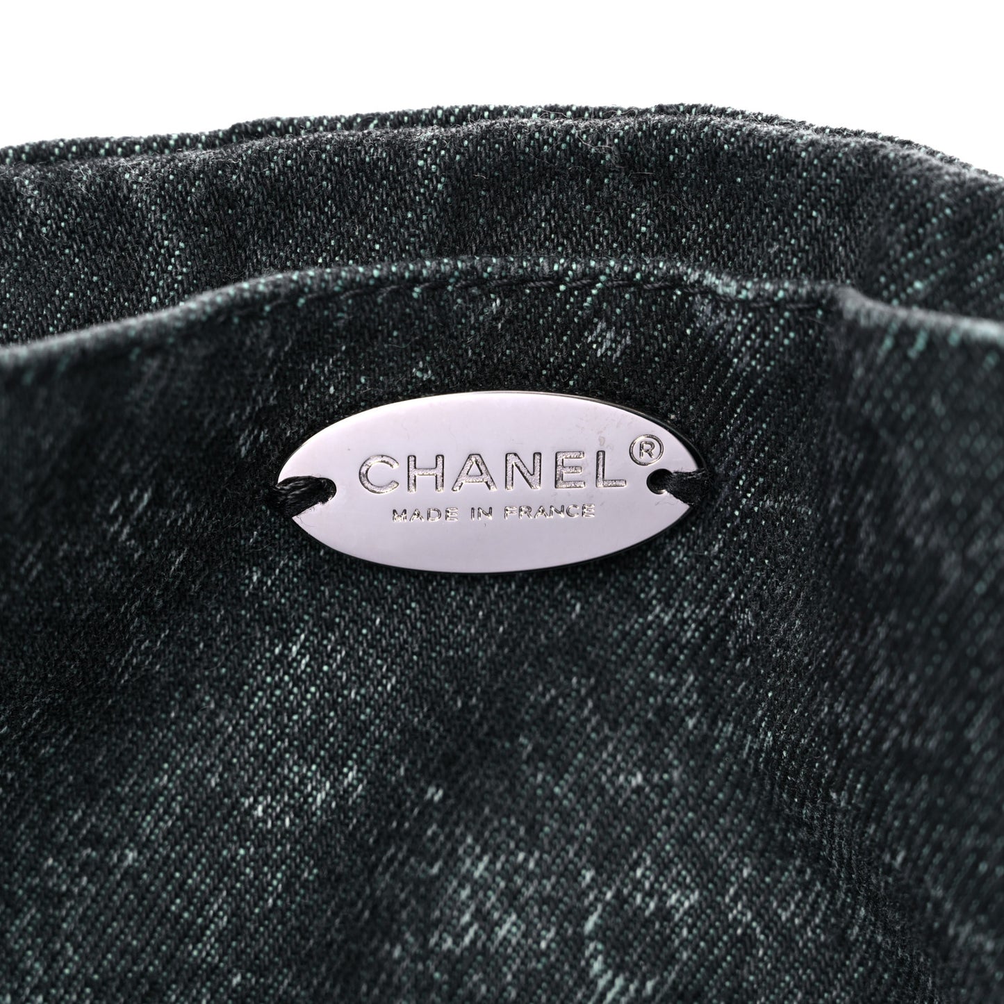 Denim Quilted Denimpression Flap Green Black