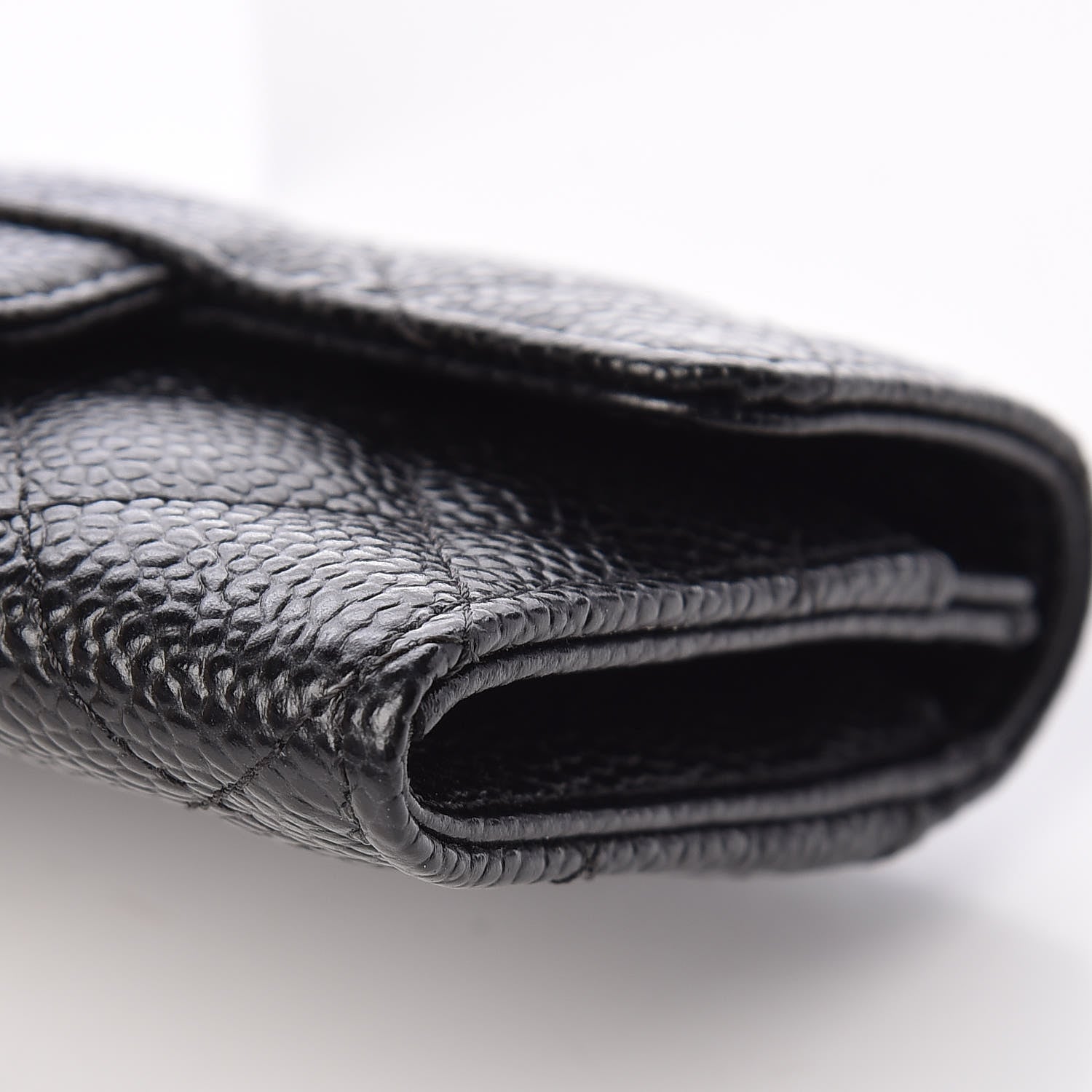 Chanel Caviar Quilted Flap Card Holder Black 10 of 11