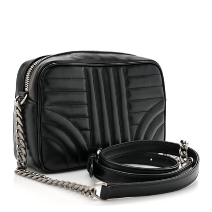 Prada Soft Calfskin Diagramme Camera Bag Black 3 of 10