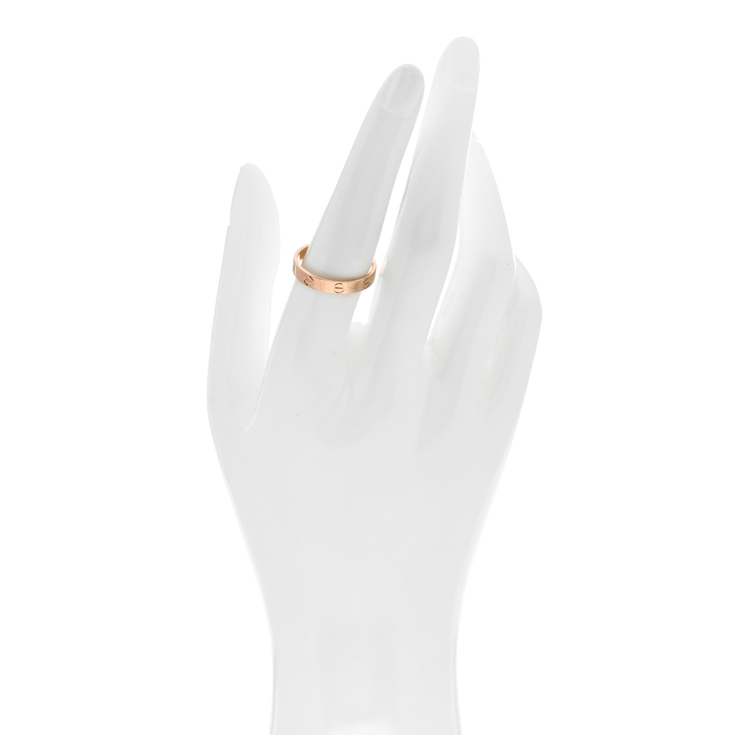 Cartier 18K Pink Gold 3.5mm LOVE Wedding Band Ring 57 8 2 of 4