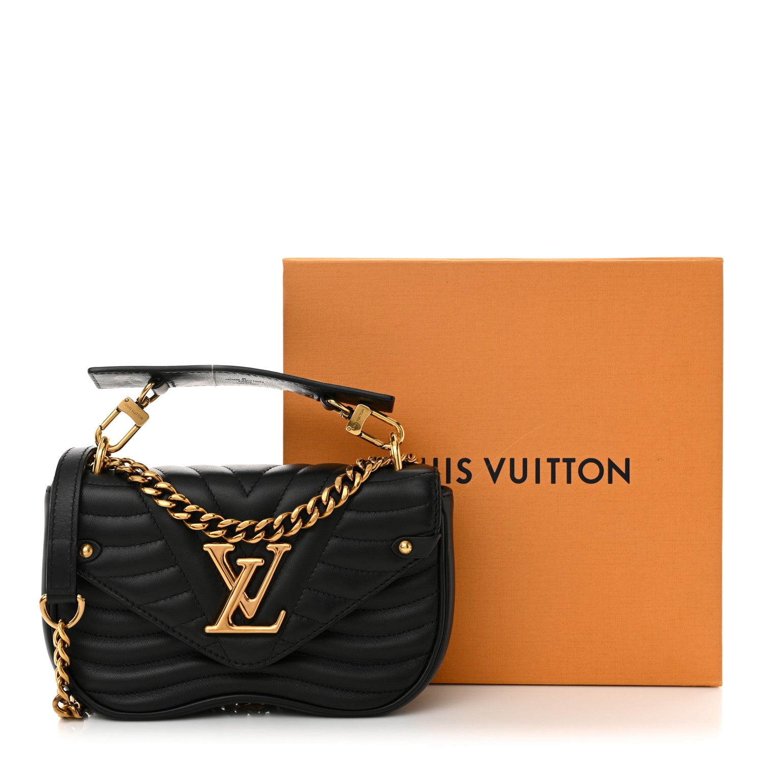 Louis Vuitton Calfskin New Wave Chain PM Black 11 of 11