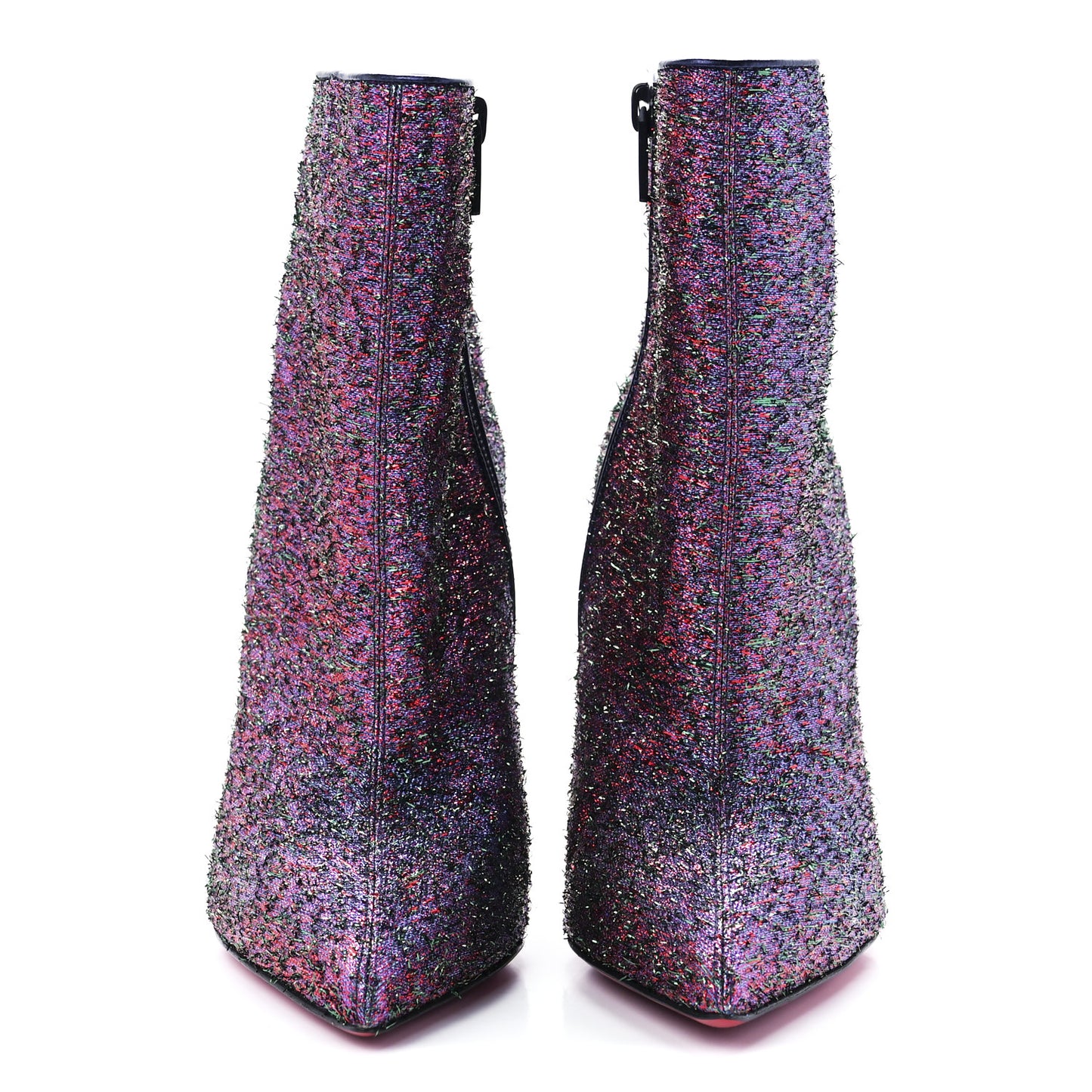 Satin So Kate Starlight Booty 100 Ankle Boots 37.5 Purple Multicolor