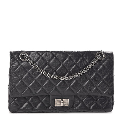 Chanel Aged Calfskin Quilted 2.55 Reissue 225 Flap Black 1 of 10