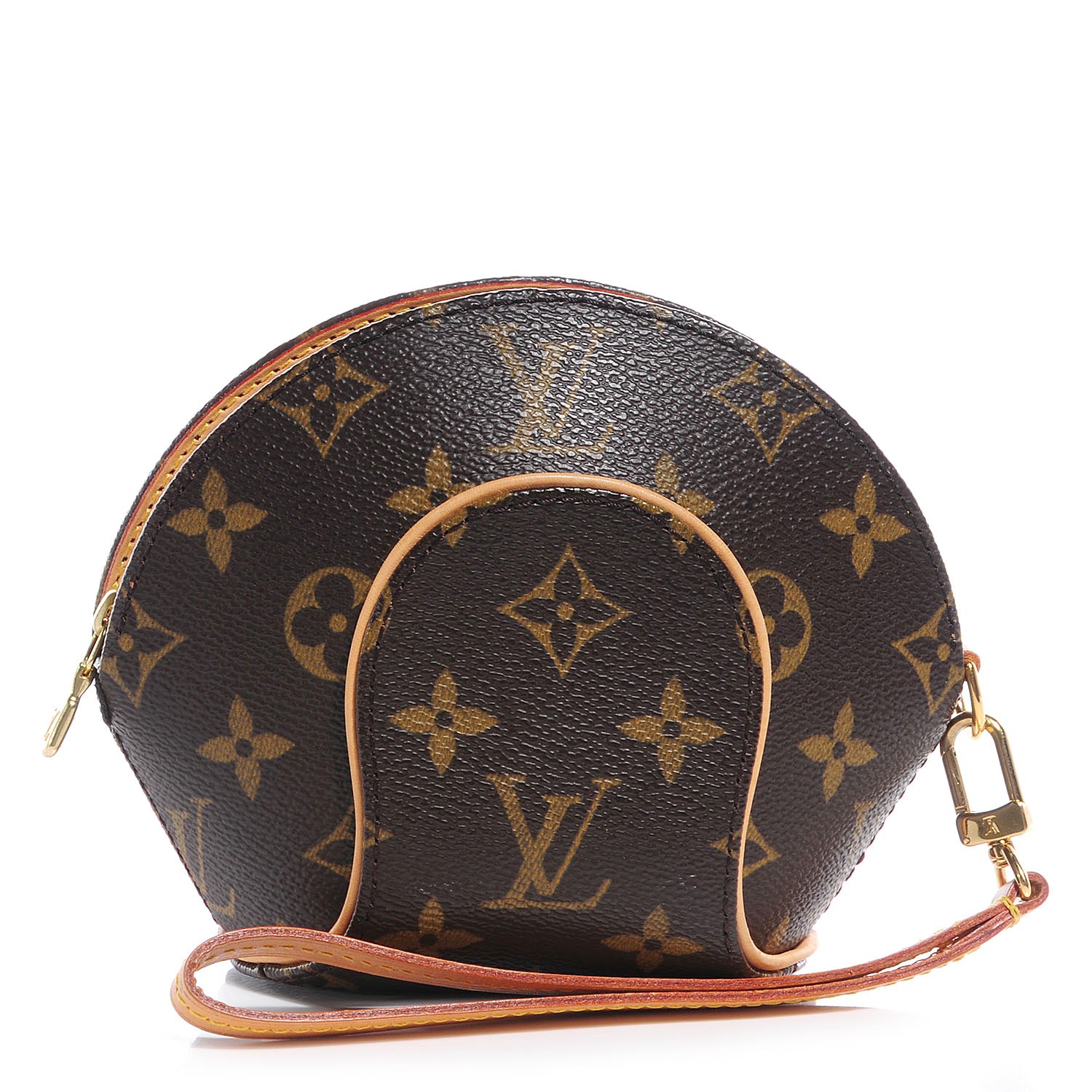 Louis Vuitton Monogram Mini Ellipse Wristlet Clutch 1 of 7