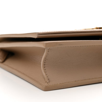 Saint Laurent Smooth Calfskin Classic Monogram Kate Tassel Chain Wallet Nude Powder 8 of 13