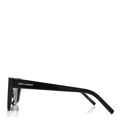 Saint Laurent Acetate Mica Cat Eye Sunglasses SL 276 Black 3 of 8
