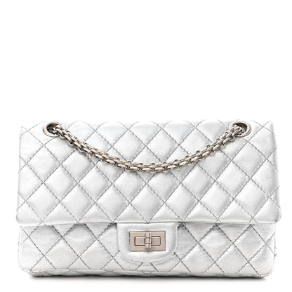 Chanel Metallic Lambskin Quilted 2.55 Reissue 226 Flap Silver 1 of 12