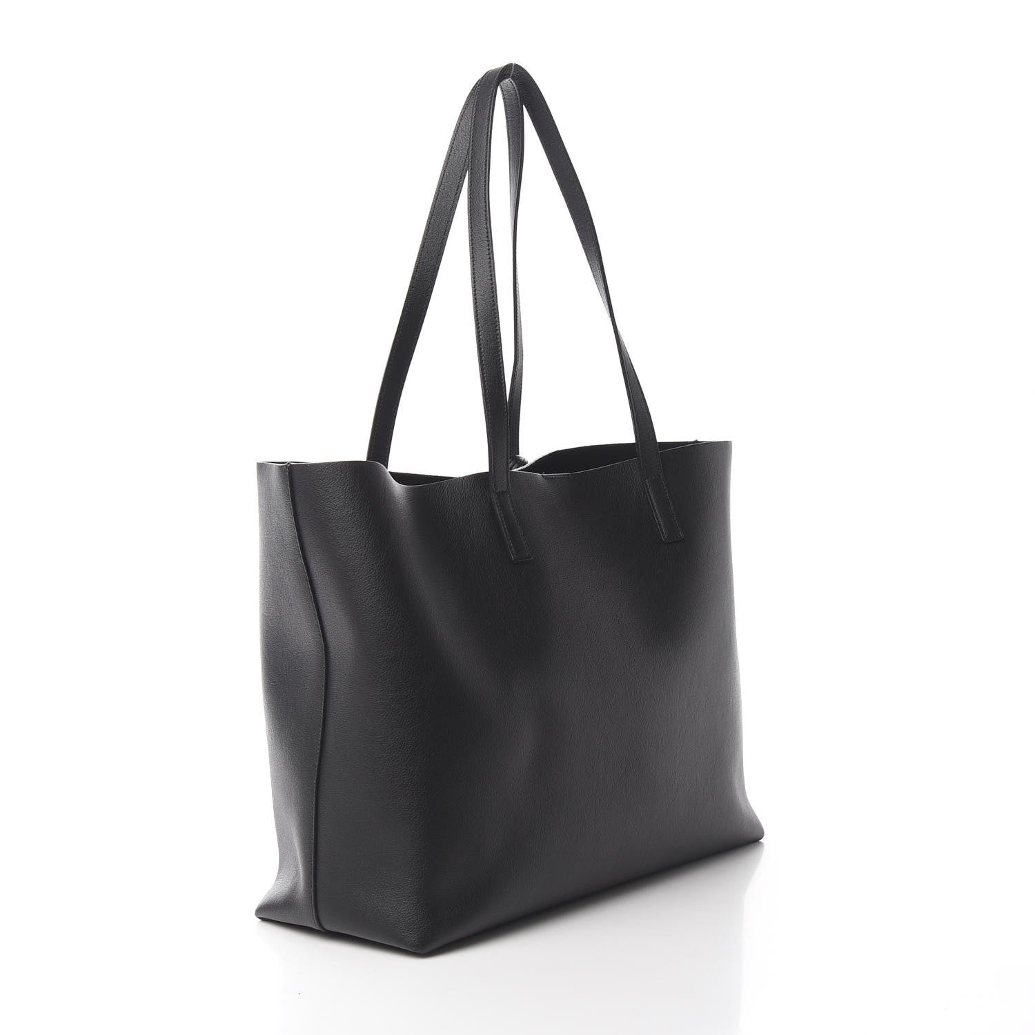 Saint Laurent Calfskin Large Shopping Tote Black 2 of 11